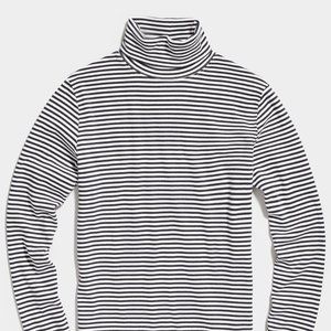 Todd Snyder / Never Worn / MEDIUM STRIPED TURTLENECK IN ORIGINAL NAVY